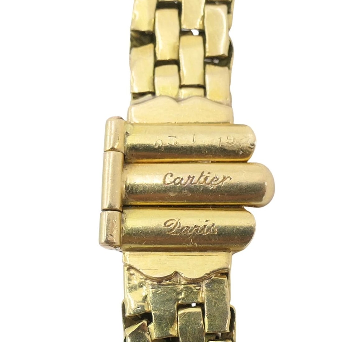 Cartier Paris 18k Gold Flexible Link Collar Necklace, Mid-Century - 8