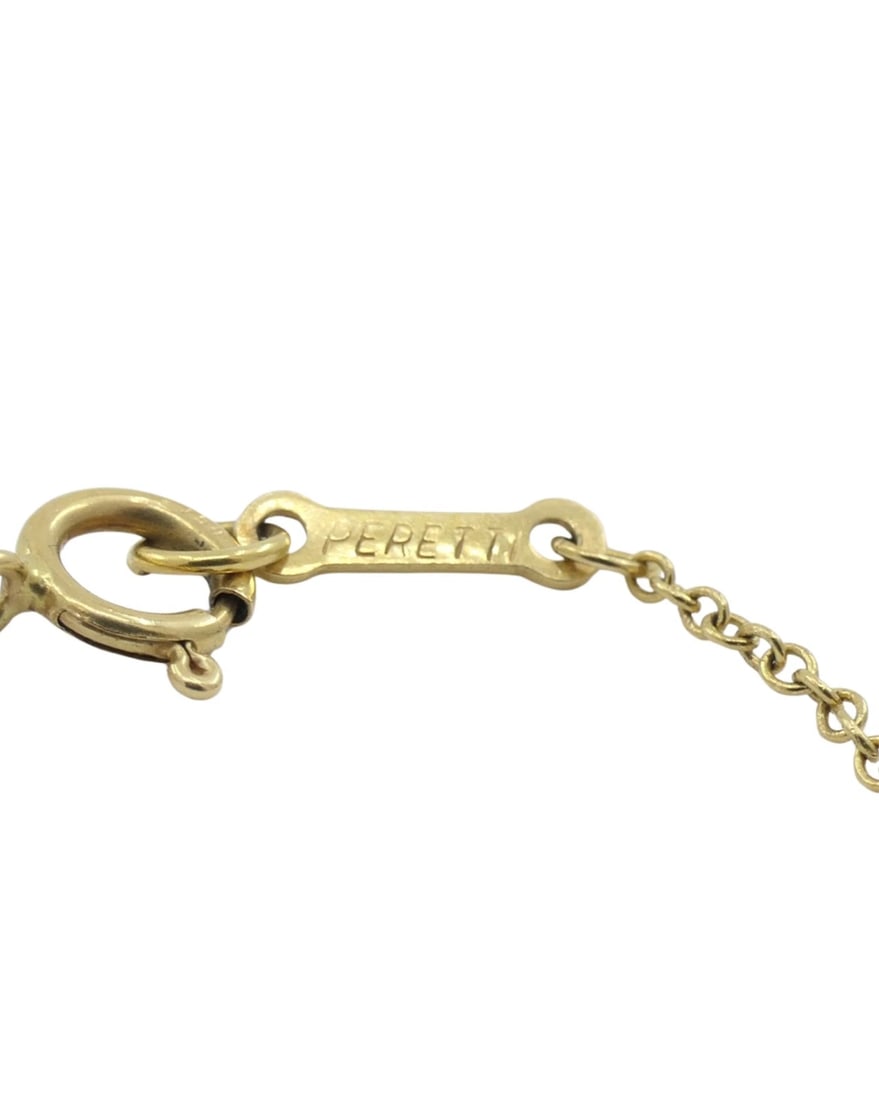Tiffany & Co. Elsa Peretti Bean Necklace 18k Gold 18 mm - 5