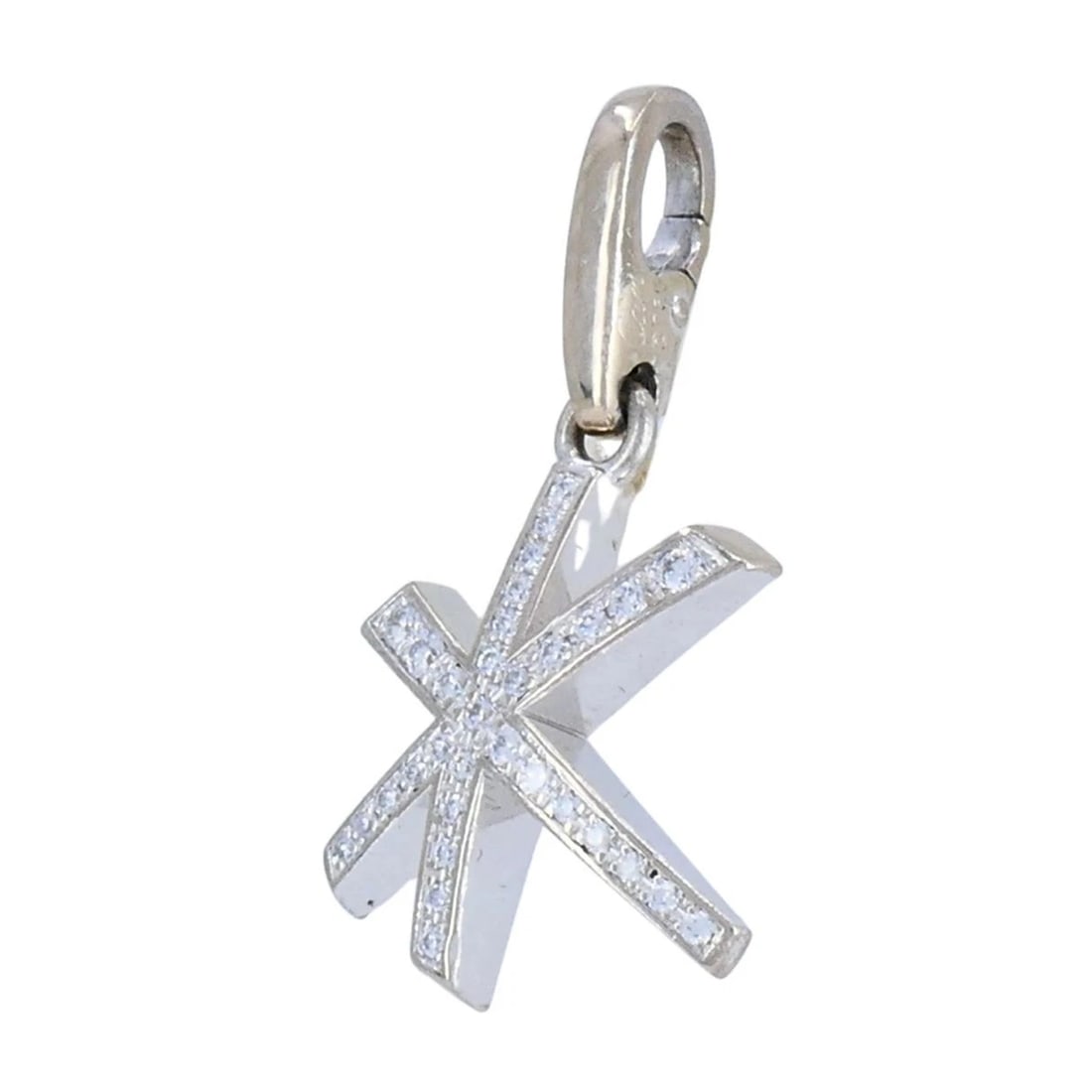 Cartier 18K White Gold Diamond Firework Charm Pendant - 4