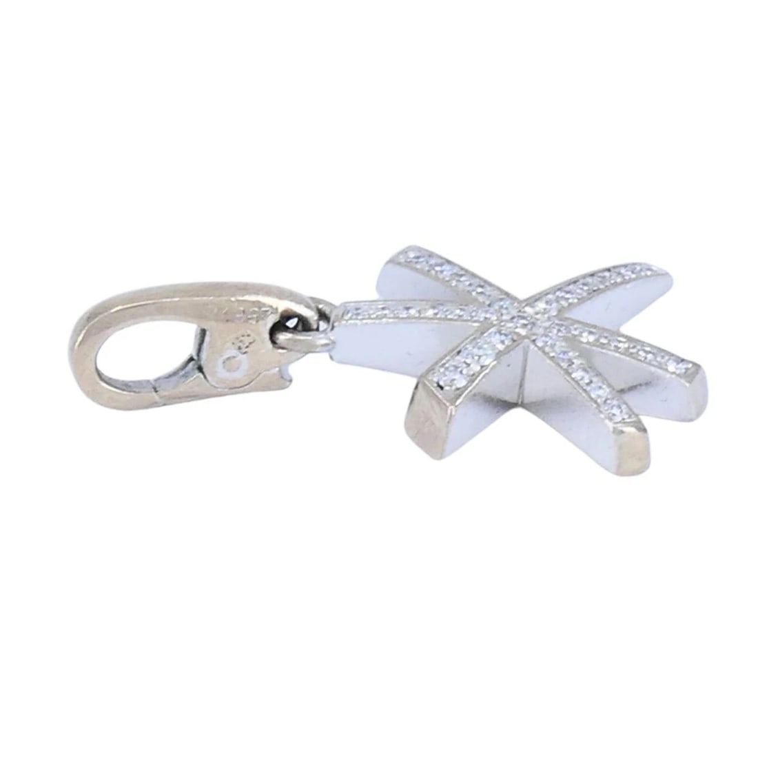 Cartier 18K White Gold Diamond Firework Charm Pendant - 5