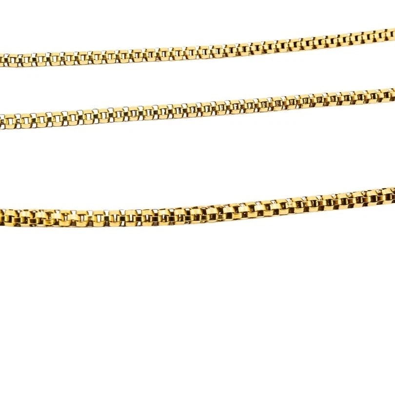 Vintage Cartier 14k Gold Tennis Racket Pendant & 14k Chain (Unsigned) Necklace - 7