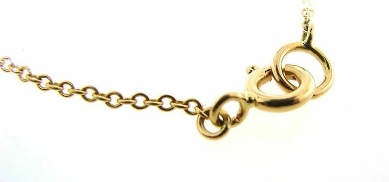 18k Yellow Gold Ruby Diamond Rain Drop Necklace - 3