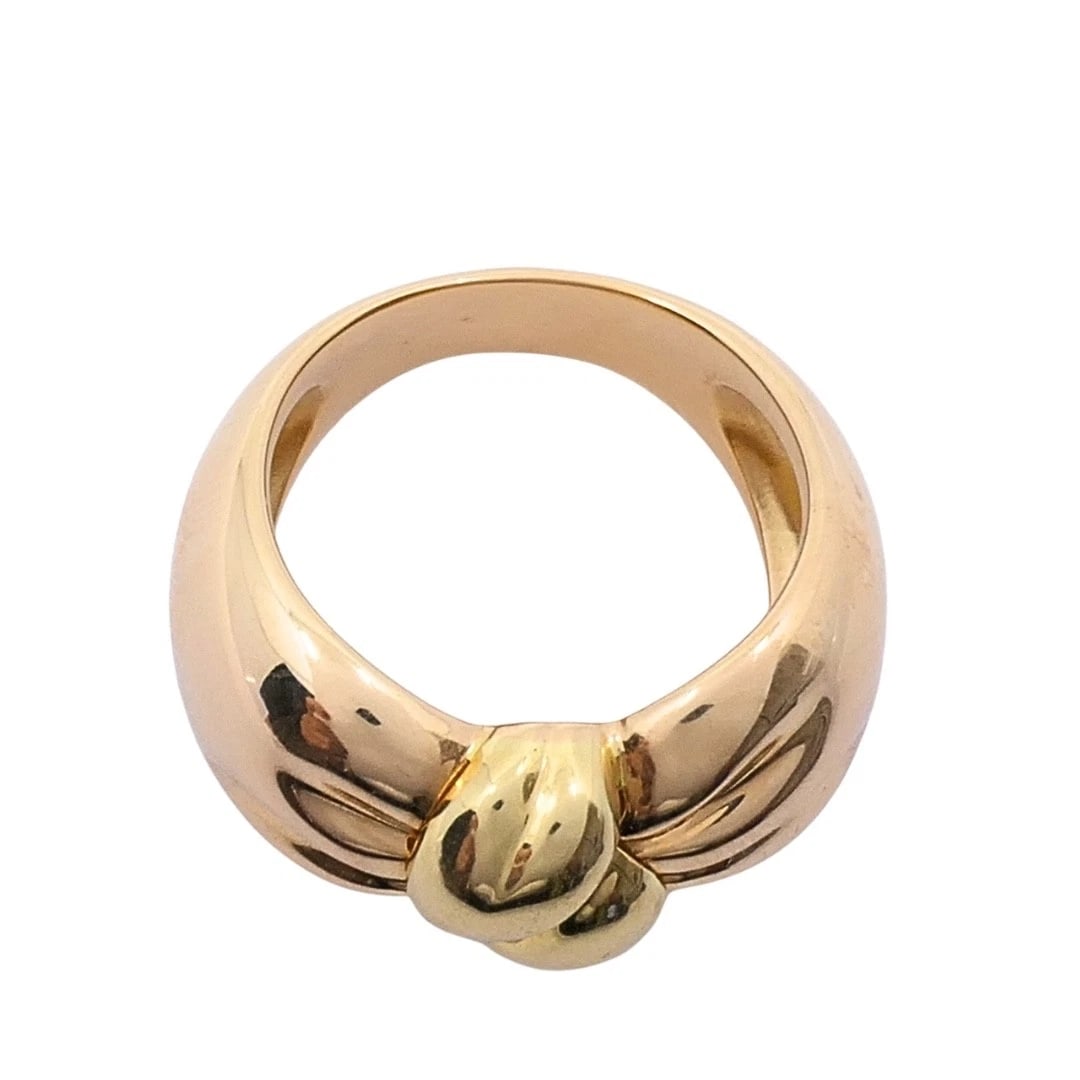 Van Cleef & Arpels 18k Two-Tone Gold Knot Ring - 10