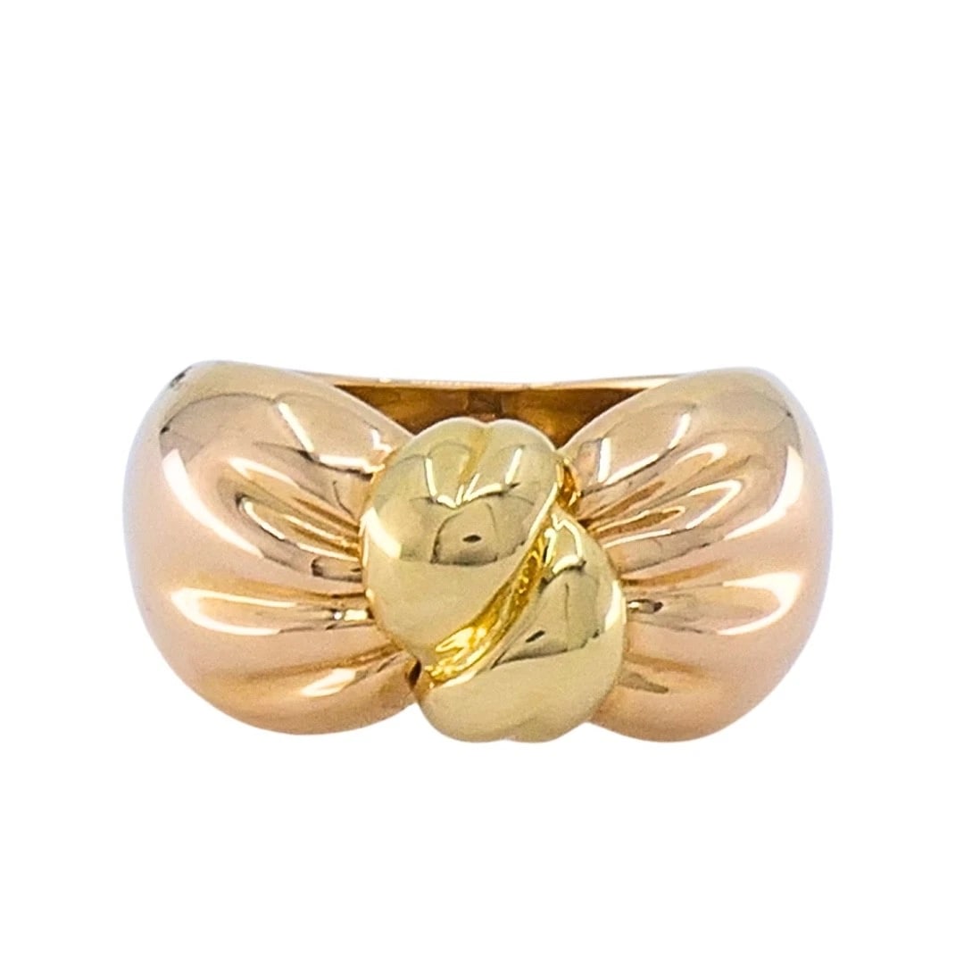 Van Cleef & Arpels 18k Two-Tone Gold Knot Ring (1 of 14)