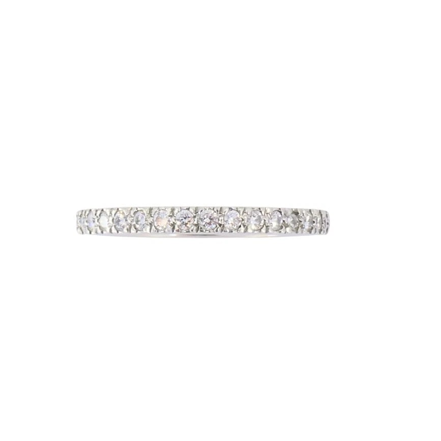 Vintage Tiffany & Co. Diamond Band Platinum Size 5.5 (51) - 4