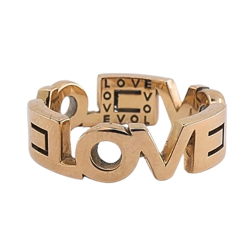 14k Gold Vintage LOVE Ring - 5