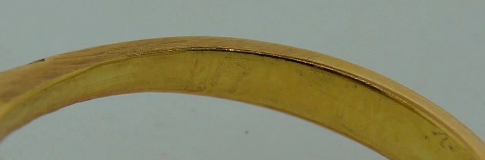 1980s 4.62-ct AFRICAN ALEXANDRITE DIAMOND YELLOW GOLD RING - Elegant Vintage - 8