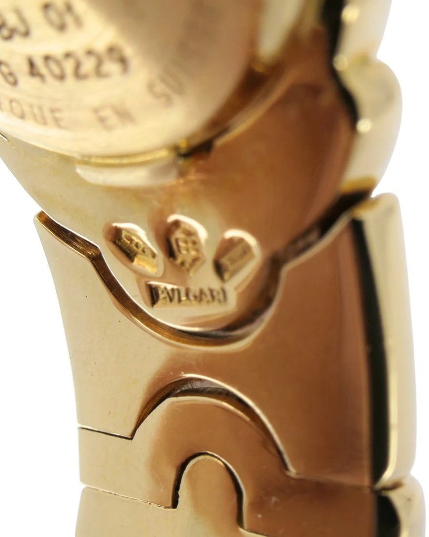 Bvlgari Bulgari Parentesi Gold Watch and Parentesi Bracelet 18k Gold Set - 8