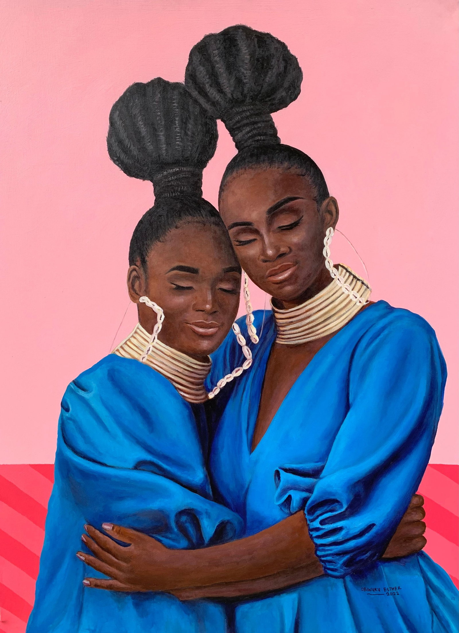 Esther Obiwuru, My Sister and Friend 1, 2022 - 8
