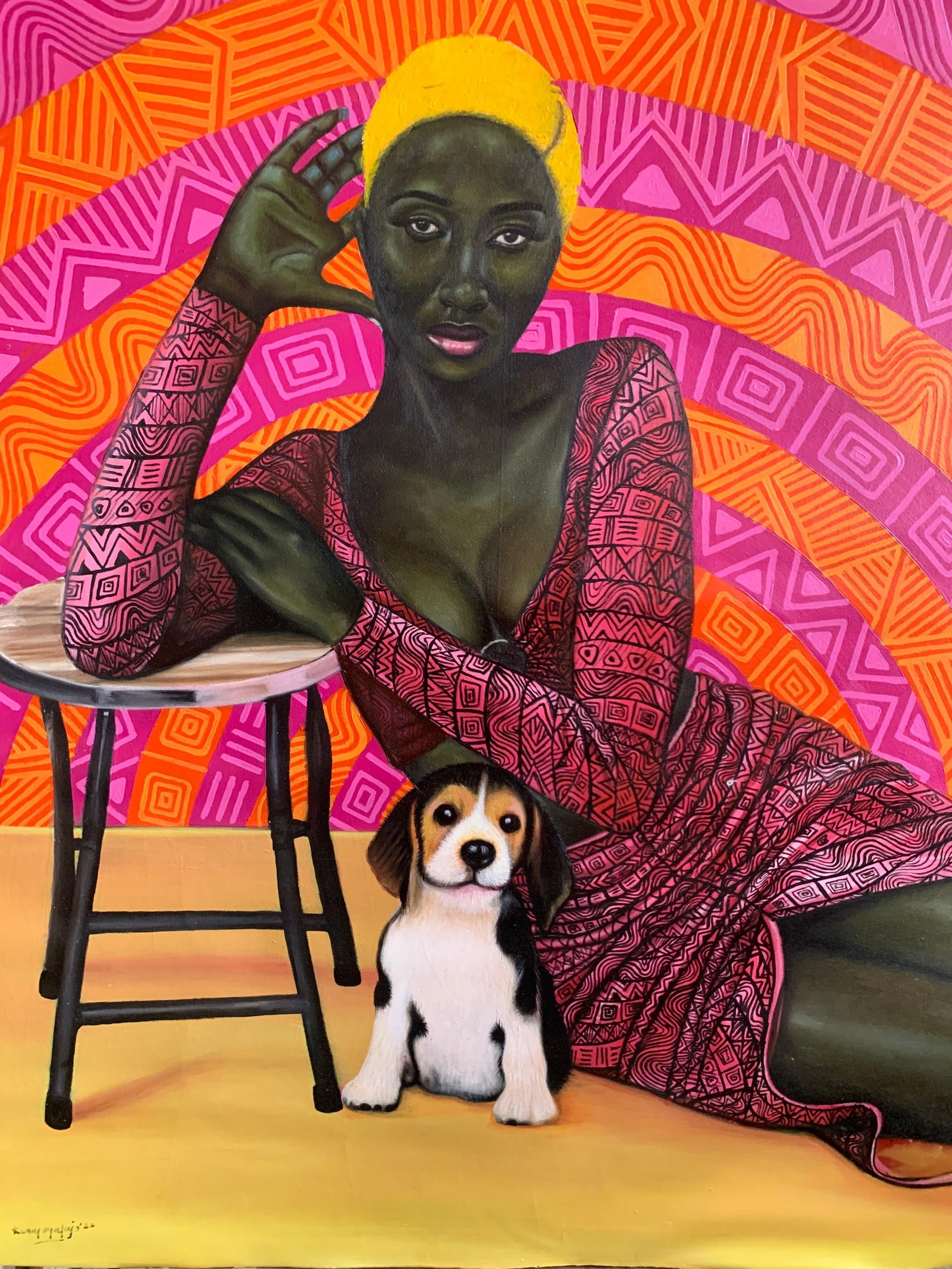 Kehinde Oyafajo, Seclusion, 2022 - 5