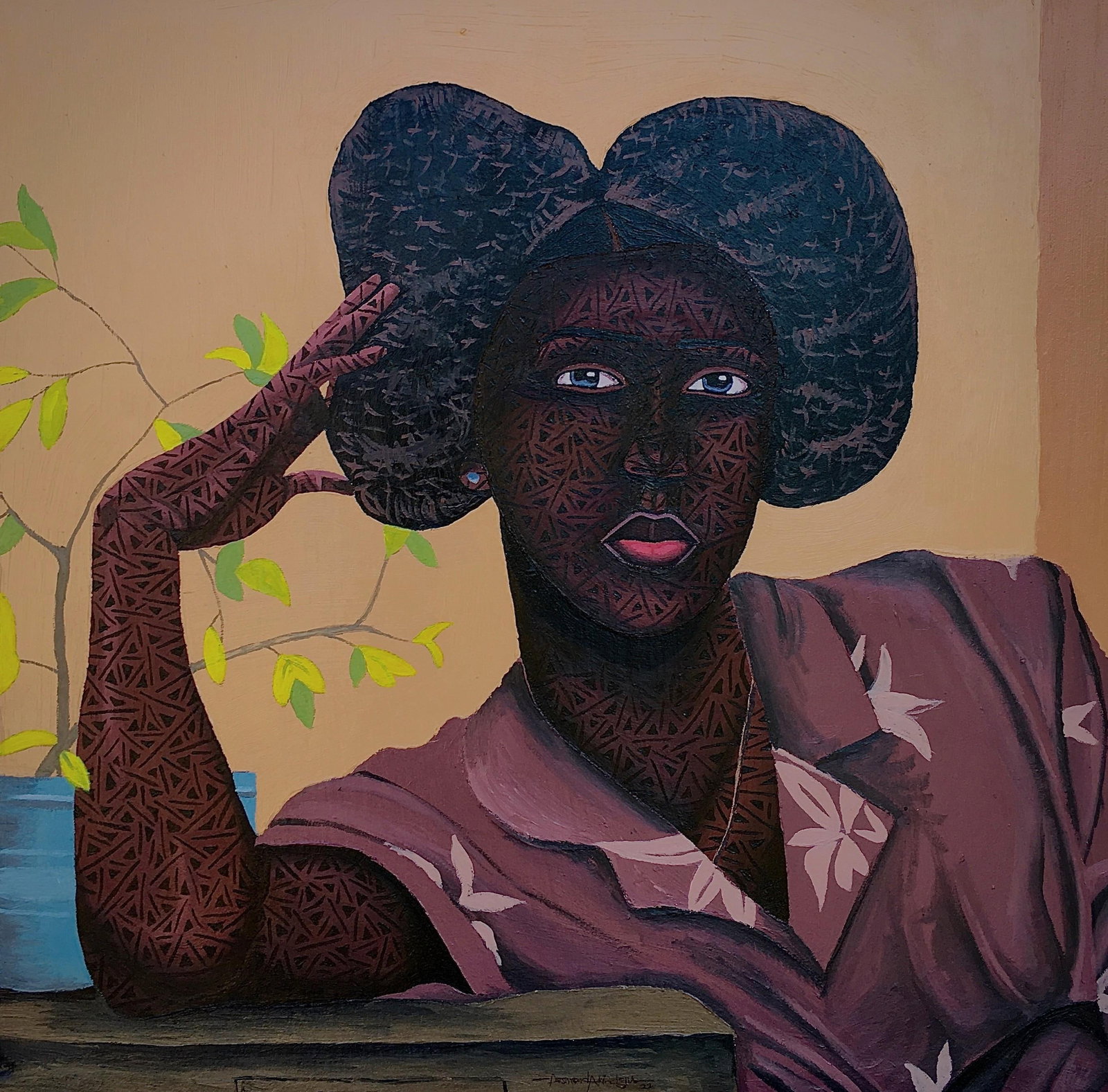 Desmond Akindoju, Gaze of Affection 1, 2022 - 4
