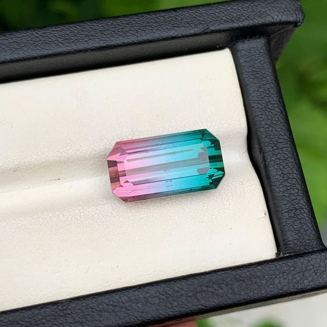 Tri Color Tourmaline Loose Gemstone, Natural Tourmaline Gemstone For Ring - 3