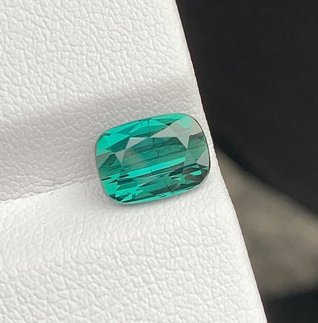 Blue Green Tourmaline Gemstone: Natural October Birthstone, Africa (1.96 CT) - 4