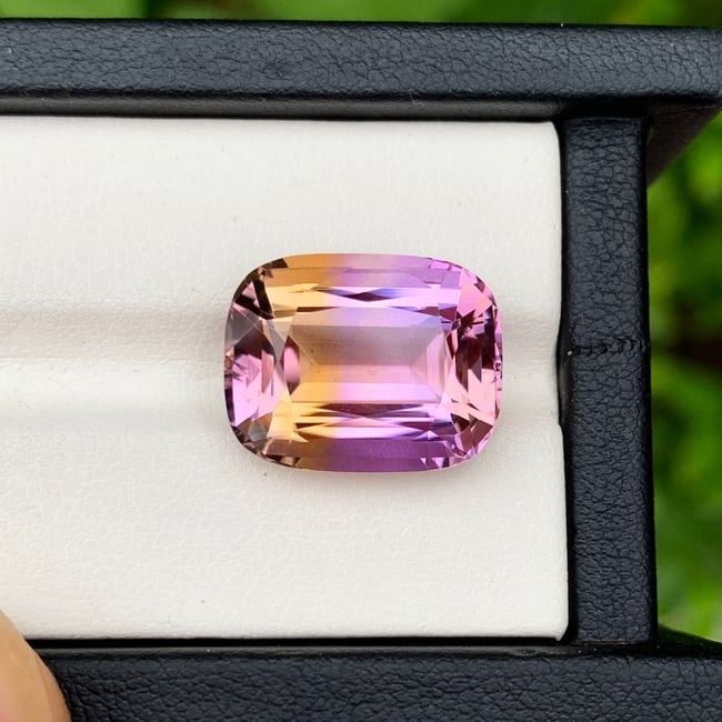 Bi Color Ametrine Gemstone, Natural Ametrine Loose Gemstone - 3