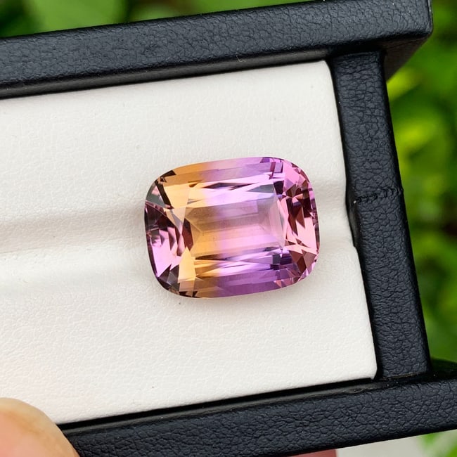 Bi Color Ametrine Gemstone, Natural Ametrine Loose Gemstone - 4