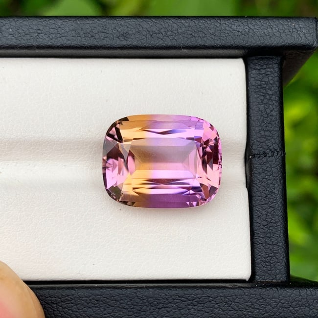 Bi Color Ametrine Gemstone, Natural Ametrine Loose Gemstone - 5