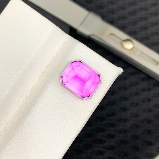 Lilac Pink Kunzite Ring Stone, Natural Kunzite Gemstone For Jewelry Making - 2