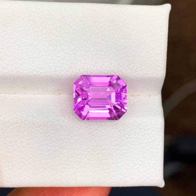Lilac Pink Kunzite Ring Stone, Natural Kunzite Gemstone For Jewelry Making - 5