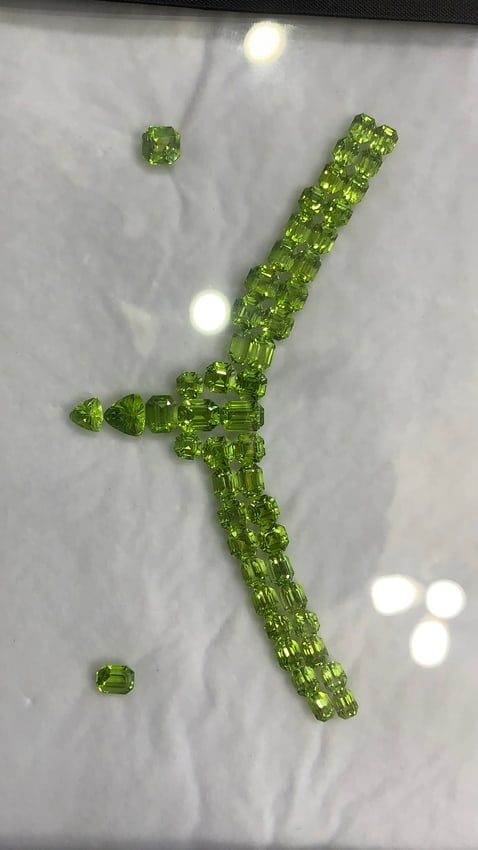85 Carats Natural Peridot Set For Jewelry - 3