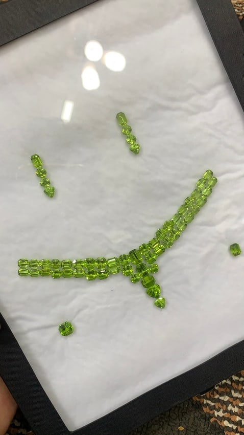 85 Carats Natural Peridot Set For Jewelry - 6