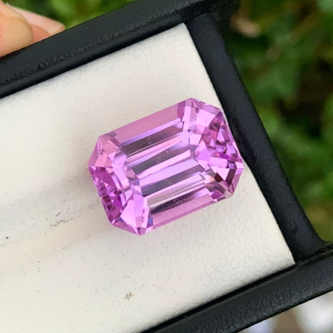 Deep Pink Kunzite Gemstone For Jewelry Making, Lilac Kunzite Loose Stone - 3