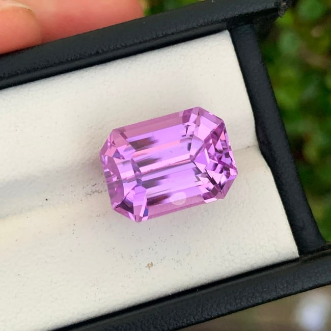Deep Pink Kunzite Gemstone For Jewelry Making, Lilac Kunzite Loose Stone - 5