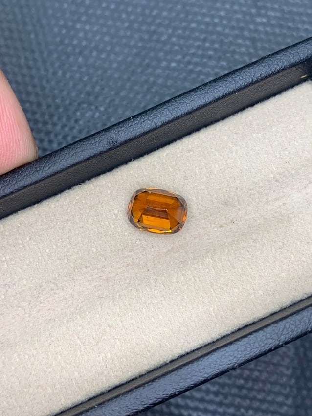 AIG Certified Natural Bastnaesite Honey Yellow Loupe Clean Gemstone 5.01 CT - 7