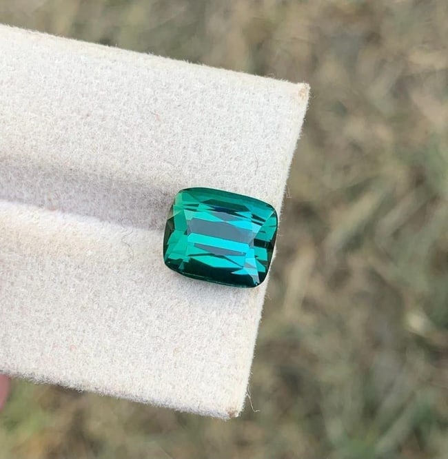Natural Blue Green Tourmaline Gemstone From Afghanistan - 5 Carat - 5
