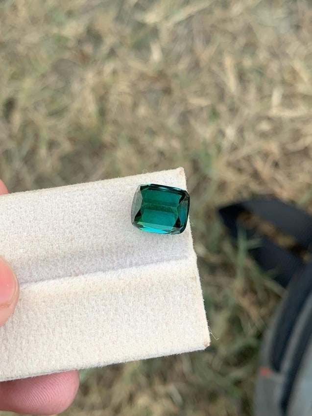 Natural Blue Green Tourmaline Gemstone From Afghanistan - 5 Carat - 9