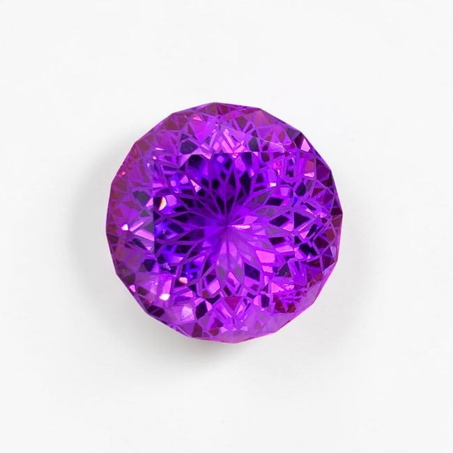 Rich Purple Amethyst Gemstone, Precision Cut Amethyst For Jewelry Making (1 of 5)