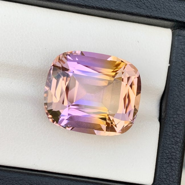 Natural Ametrine Loose Gemstone For Wedding Jewelry, Flawless Ametrine Gem - 4