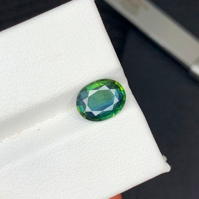 Bi Color Sapphire Ring Stone, Parti Sapphire Gemstone - 2