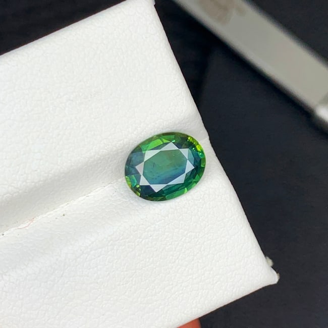 Bi Color Sapphire Ring Stone, Parti Sapphire Gemstone - 3