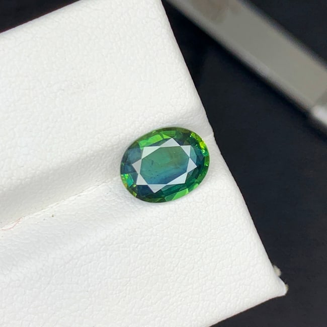 Bi Color Sapphire Ring Stone, Parti Sapphire Gemstone - 4