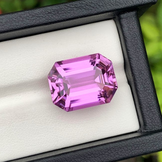 Deep Lilac Pink Kunzite Gemstone jewelry, Natural Kunzite Stone,26.25 CT - 4