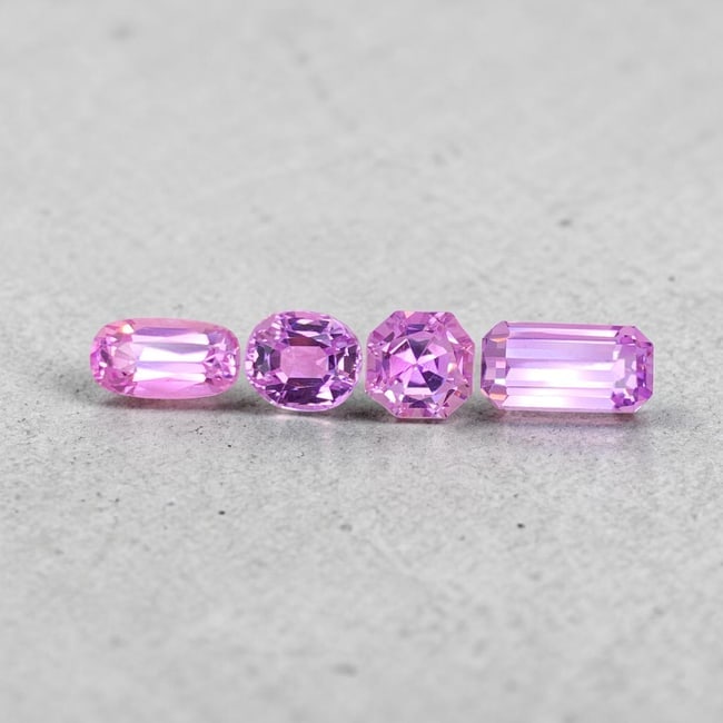 Lilac Pink Kunzite Gemstones Lott, Natural Kunzite Stones For Jewelry: Title: Lilac Pink Kunzite Gemstones Lott, Natural Kunzite Stones For Jewelry Description: Lilac Pink Kunzite Gemstones Lott, Natural Kunzite Stones For Jewelry Weight (CT) : 17.70 Measurements(MM) :