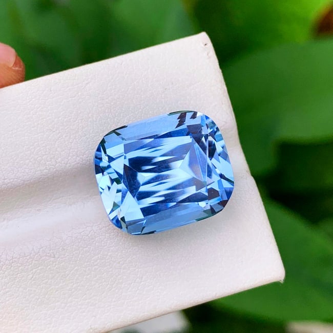 AIG Certified, Blue berry Aquamarine Gemstone, Natural Aquamarine Stone - 3