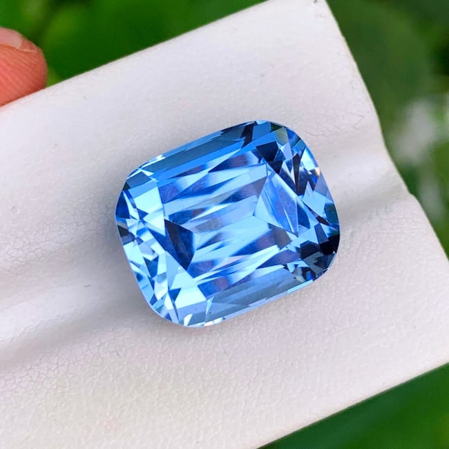 AIG Certified, Blue berry Aquamarine Gemstone, Natural Aquamarine Stone - 4