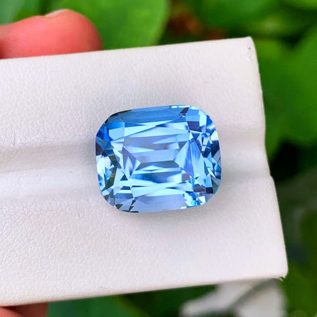 AIG Certified, Blue berry Aquamarine Gemstone, Natural Aquamarine Stone - 5