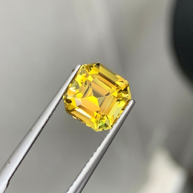 Yellow Tourmaline Ring Stone, Natural Tourmaline Loose Gemstone - 6