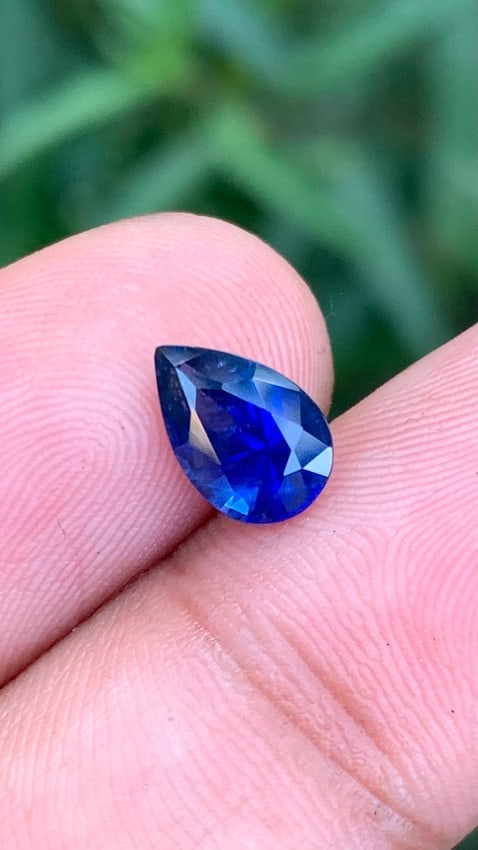 1.73 Carat Natural Ceylon Sapphire Royal Blue Gemstone - 7