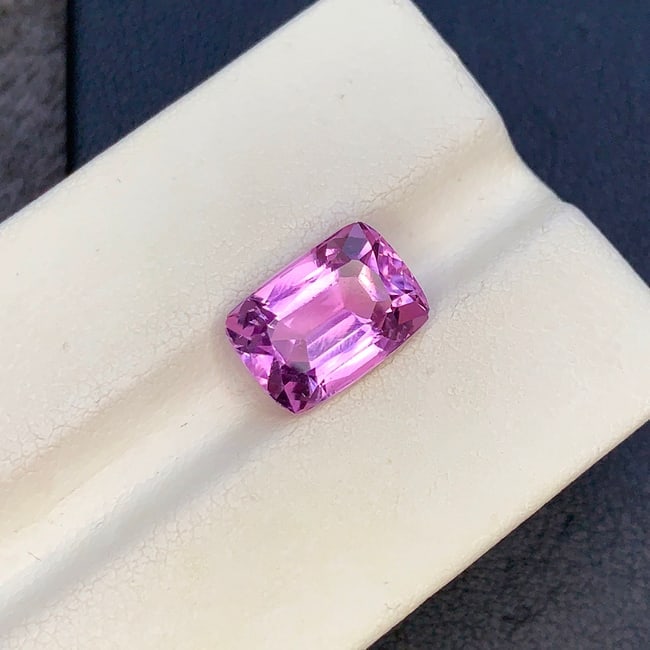 Deep Pink Kunzite Gemstone, Natural Kunzite Ring Stone - 3