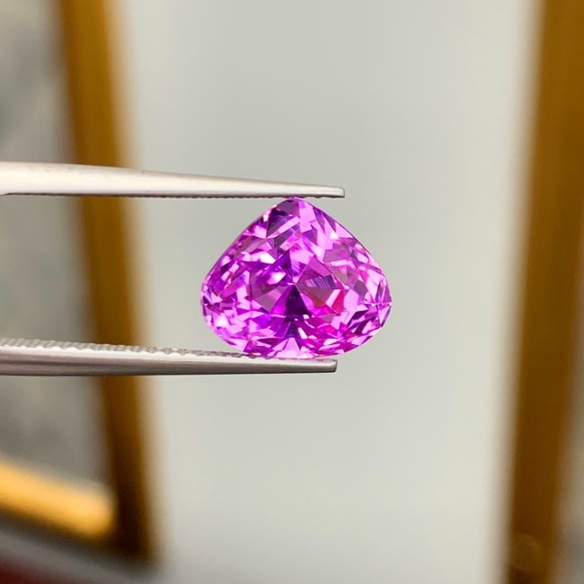 Natural Kunzite Gemstone for Jewelry Making, Lilac Pink Kunzite Stone - 2
