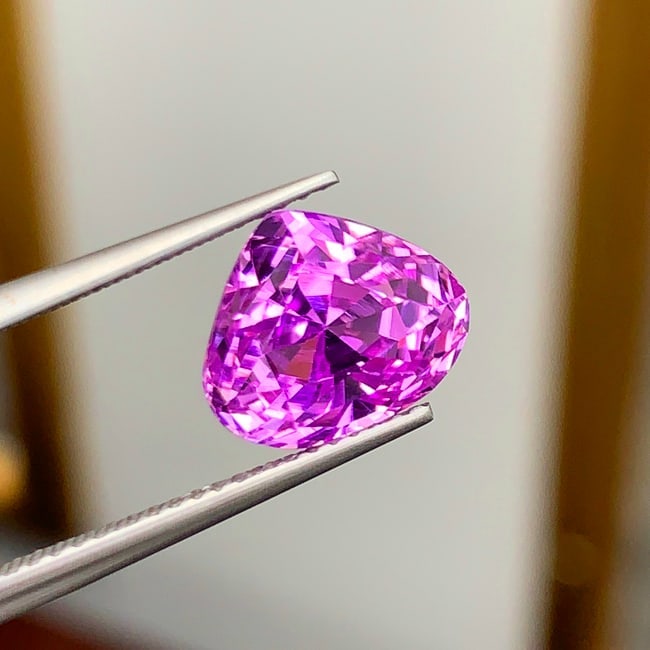 Natural Kunzite Gemstone for Jewelry Making, Lilac Pink Kunzite Stone - 3