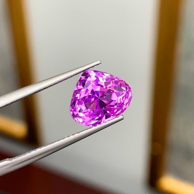 Natural Kunzite Gemstone for Jewelry Making, Lilac Pink Kunzite Stone - 5