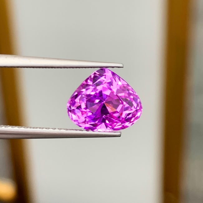 Natural Kunzite Gemstone for Jewelry Making, Lilac Pink Kunzite Stone - 6
