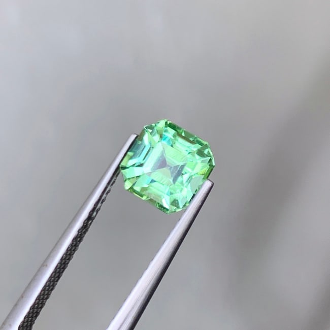 Sea Foam Green Tourmaline Ring Stone, Natural Tourmaline Gemstone - 2