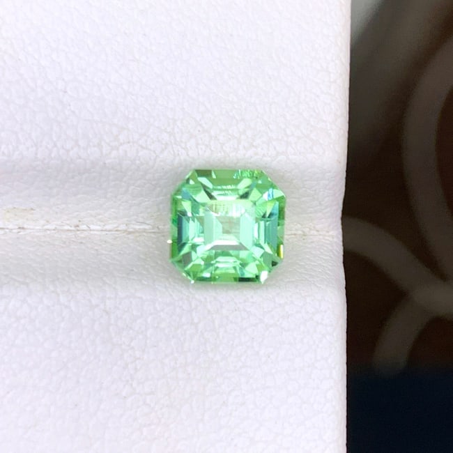 Sea Foam Green Tourmaline Ring Stone, Natural Tourmaline Gemstone - 4