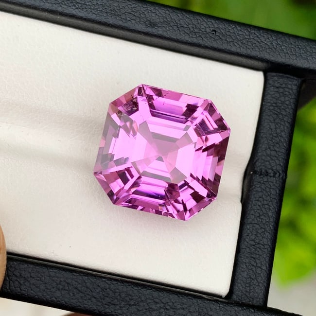 Natural Kunzite Loose Gemstone For Jewelry, Deep Pink Kunzite Gemstone - 5