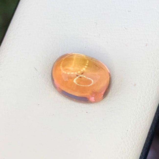 Sunset Tourmaline Gemstone, Natural Tourmaline Ring Stone - 5